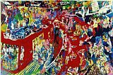 Bar at 21 by Leroy Neiman